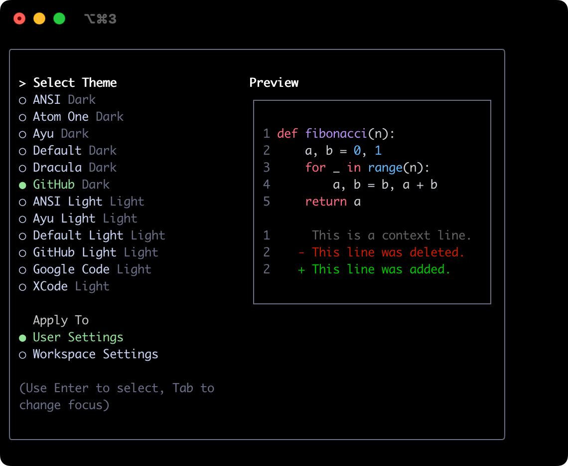 GitHub 佈景主題